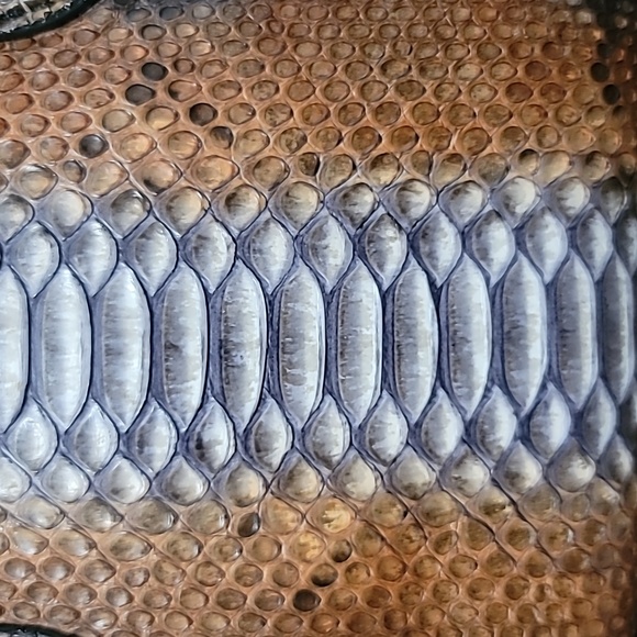 ♥️♥️♥️♥️♥️♥️💯 D'carlo GENUINE PHYTON STUNNING BAG BY D'Carlo 💯 HANDMADE !!! - Picture 5 of 12